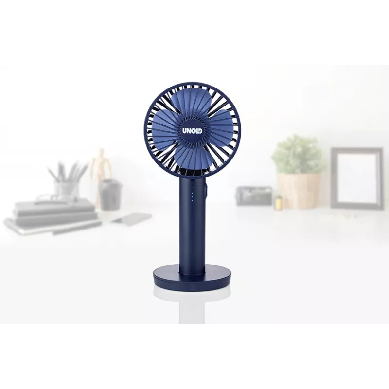 Unold Breezy II mėlynas 10 cm delninis ventiliatorius