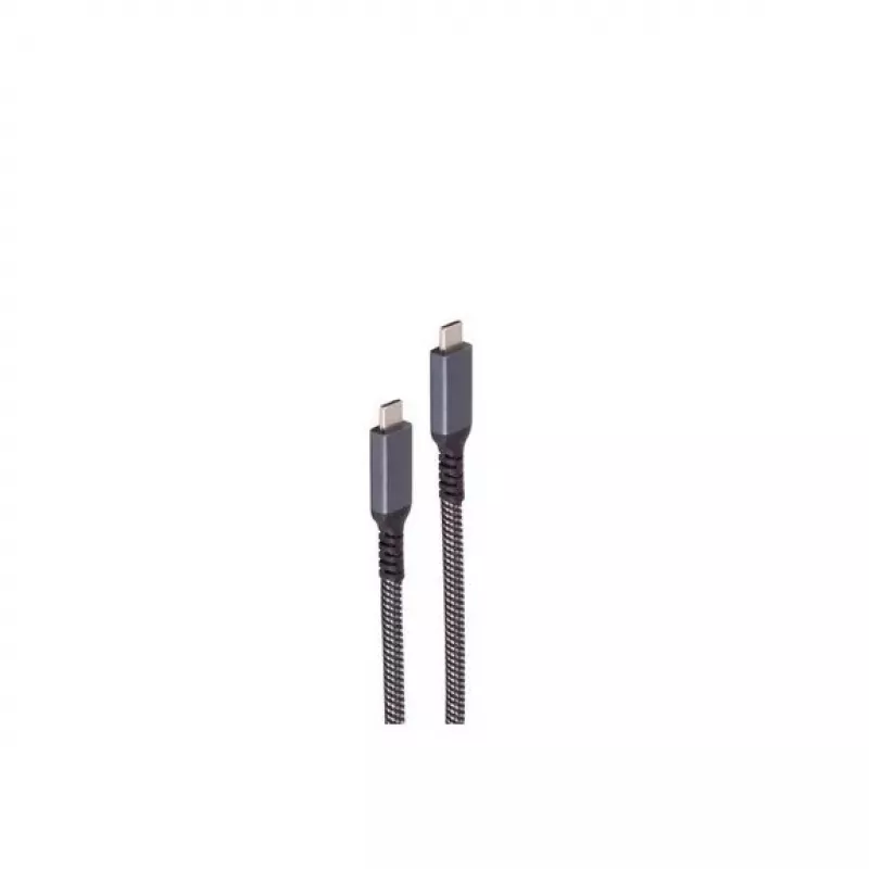 USB laidas ShiverPeaks BS14-75007 2m USB 3.2 Gen 2 USB C juoda balta