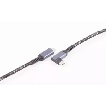 USB C į USB C laidas ShiverPeaks BS14-75017, USB 3.2 Gen 2 (10 Gbit/s), 2 m, juoda/baltas