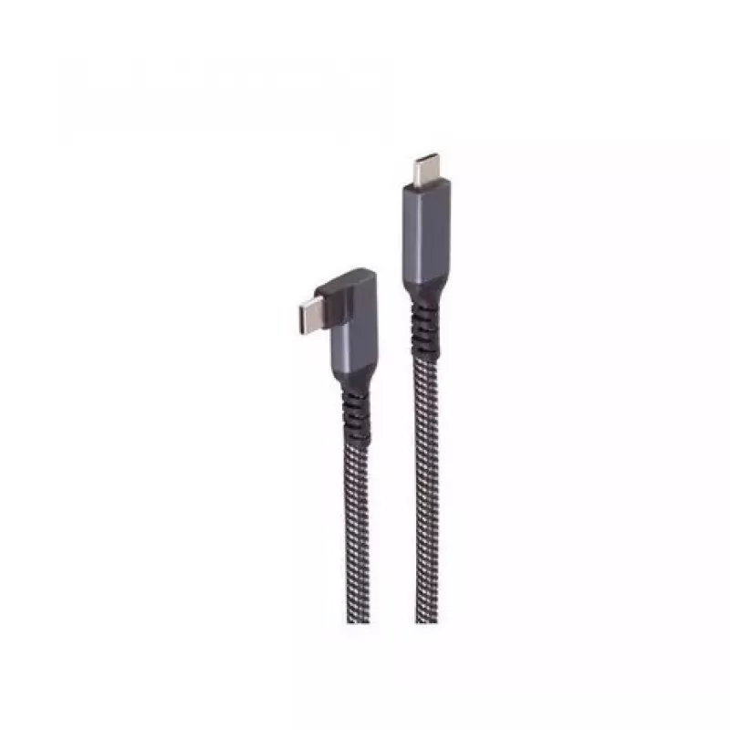 USB C į USB C laidas ShiverPeaks BS14-75017, USB 3.2 Gen 2 (10 Gbit/s), 2 m, juoda/baltas