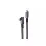 USB C į USB C laidas ShiverPeaks BS14-75017, USB 3.2 Gen 2 (10 Gbit/s), 2 m, juoda/baltas