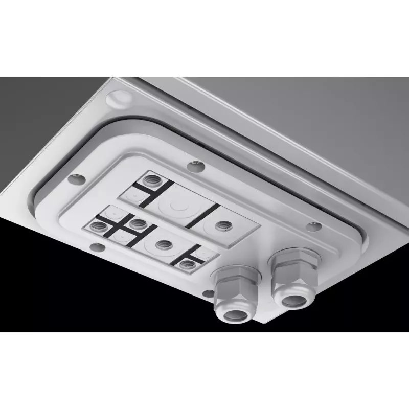 Rack plate Rittal SZ 2563.200 Light Pilka Plastic 447x149 mm