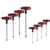 L formos „Torx“ raktų rinkinys KS Tools 151.8165 iš chromo-vanadžio plieno 8 vnt.