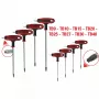 L formos „Torx“ raktų rinkinys KS Tools 151.8165 iš chromo-vanadžio plieno 8 vnt.