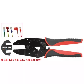 Kabelių užspaudimo įrankis KS Tools 115.1425 svoris 491 g