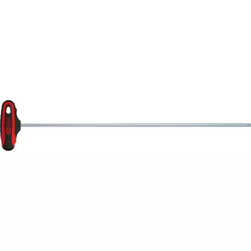 T-rankos šešiabriaunis raktas KS Tools 158.5122 Chromo-vanadžio plienas 28 cm