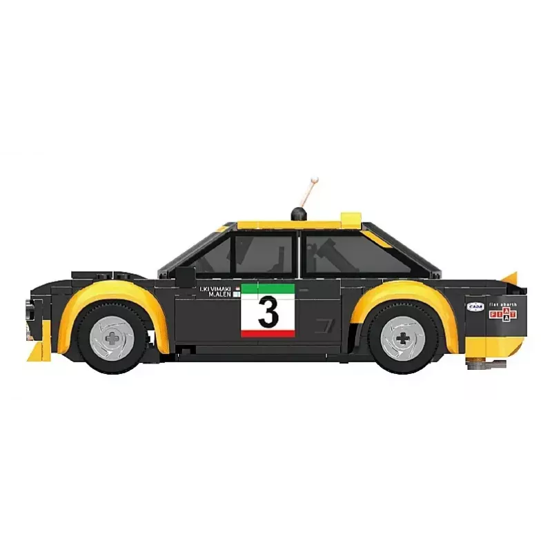 Jamara CaDA Fiat Abarth 131 RC modelio automobilis, elektrinis variklis, 1:20