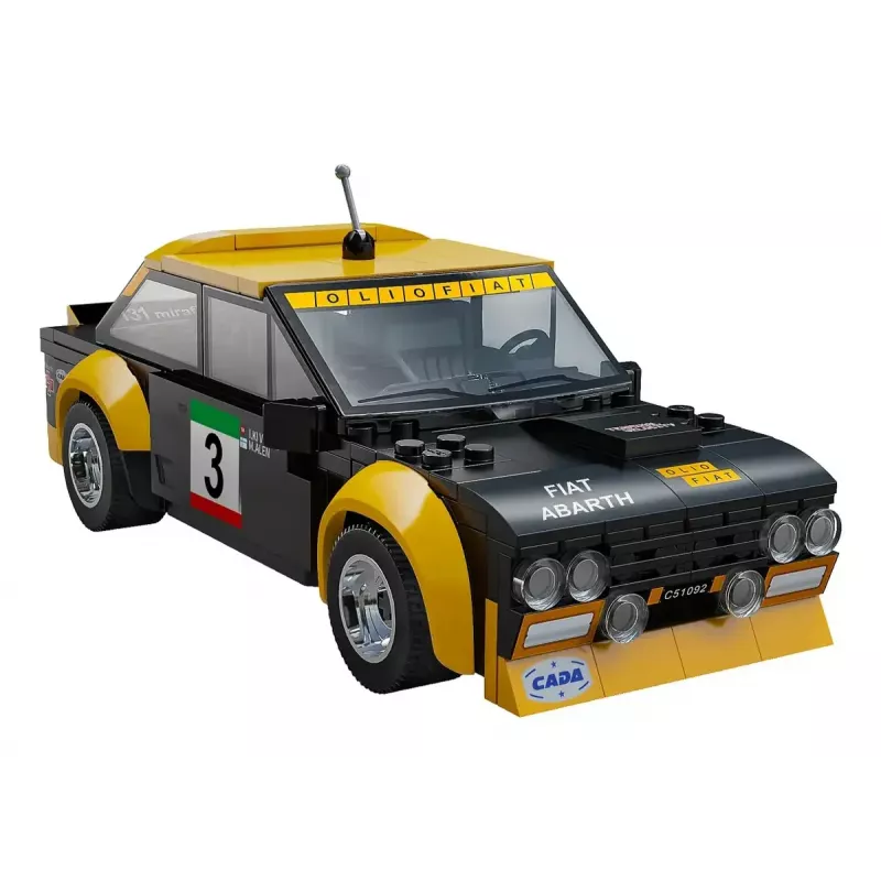 Jamara CaDA Fiat Abarth 131 RC modelio automobilis, elektrinis variklis, 1:20