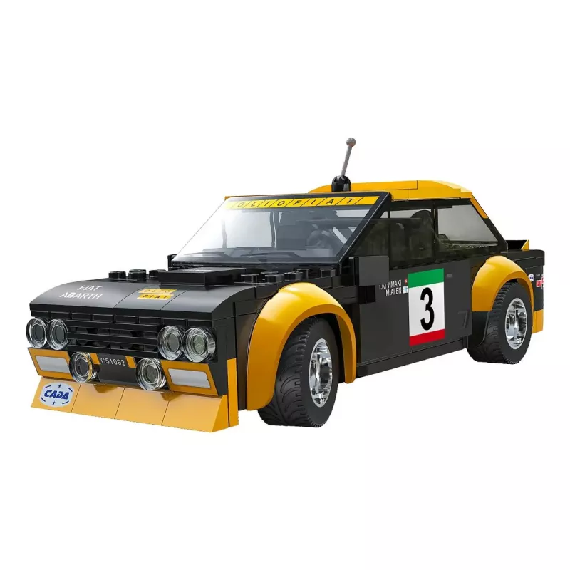 Jamara CaDA Fiat Abarth 131 RC modelio automobilis, elektrinis variklis, 1:20