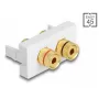 DeLOCK Easy 45 kištukinis lizdas baltas 225 mm 39 mm 45 mm