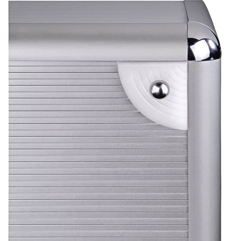 Hama 00181435 laikmenų dėklas Microgroove plokštelių dėklas Sidabrinis