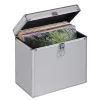 Hama 00181435 laikmenų dėklas Microgroove plokštelių dėklas Sidabrinis