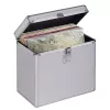 Hama 00181435 laikmenų dėklas Microgroove plokštelių dėklas Sidabrinis