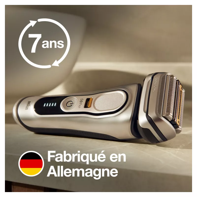 Braun Series 9 Pro 81744531 vyriškas barzdaskutė Folijinė barzdaskutė Trimeris Sidabrinis
