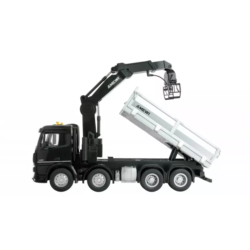 Autokranas Amewi 22716, radijo bangomis valdomas modelis, mastelis 1:18, elektrinis variklis