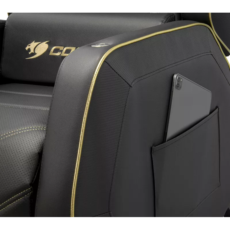 Žaidimų kėdė COUGAR Ranger Pro Royal Paminkštinta sėdynė Juoda 160 kg