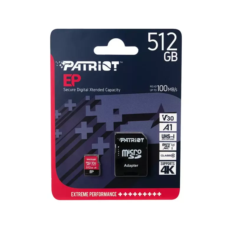 MicroSDXC Patriot Memory 1 TB Class 10 UHS-3 EP SERIES