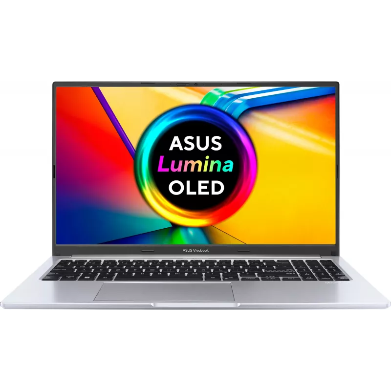 ASUS Vivobook 15 OLED X1505VA-MA921 Intel® Core™ i9 i9-13900H Nešiojamasis kompiuteris 39,6 cm (15,6 col.) 2.8K 8 GB DDR4-SDRAM 512 GB SSD Wi-Fi 6E (802.11ax) Vokiška sidabrinė