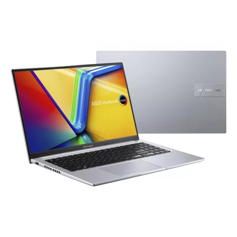 ASUS Vivobook 15 OLED X1505VA-MA921 Intel® Core™ i9 i9-13900H Nešiojamasis kompiuteris 39,6 cm (15,6 col.) 2.8K 8 GB DDR4-SDRAM 512 GB SSD Wi-Fi 6E (802.11ax) Vokiška sidabrinė