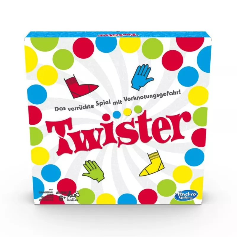 Hasbro Gaming Twister, Twister žaidimas, 6 metų