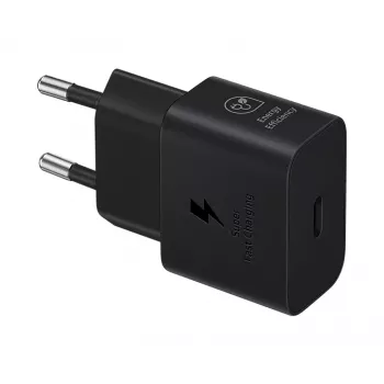 Maitinimo adapteris Samsung 25W EP-T2510XBEGWW Juodas USB-C greitasis įkrovimas