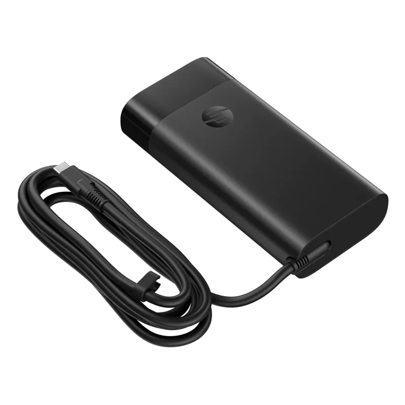 HP 140W USB-C nešiojamojo kompiuterio įkroviklis, 47–63 Hz, 2,5 A, palaiko iki 140 W galios tiekimą, verslo, juoda, 0–35 °C