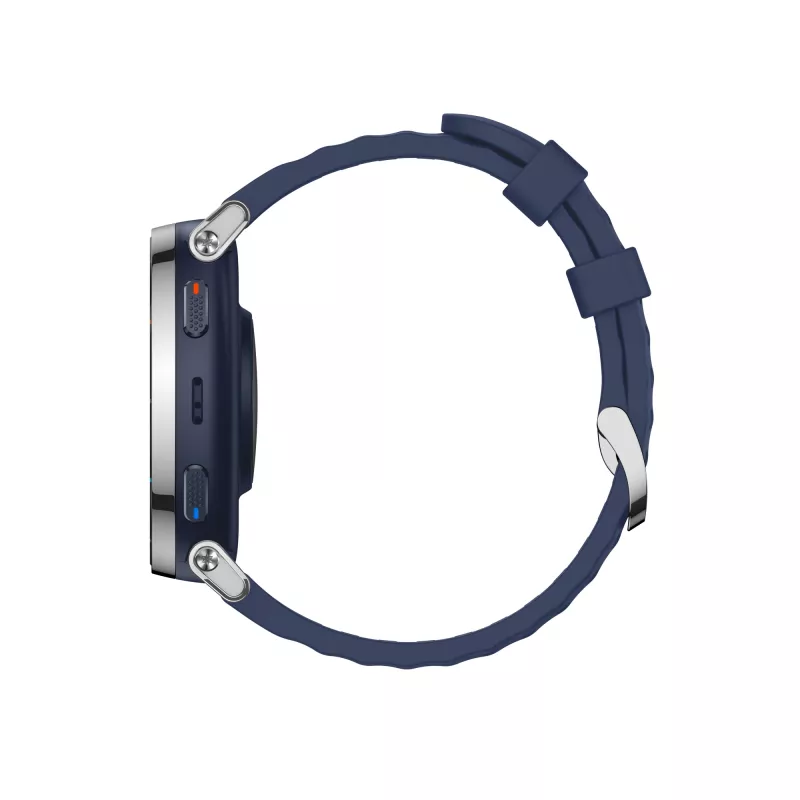 Išmanusis laikrodis Amazfit W2558GL2N — 1,32 colio (3,35 cm) AMOLED 466×466 pikselių, GPS, 365 mAh, silikoninis dirželis (mėlynas)