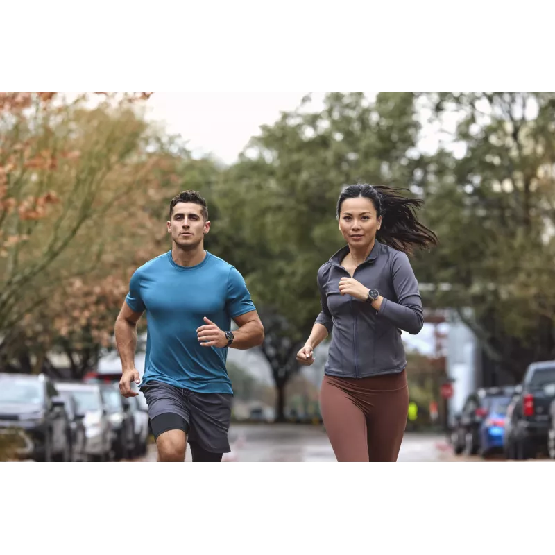 Išmanusis laikrodis Amazfit W2558GL2N — 1,32 colio (3,35 cm) AMOLED 466×466 pikselių, GPS, 365 mAh, silikoninis dirželis (mėlynas)