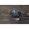 Išmanusis laikrodis Amazfit W2558GL2N — 1,32 colio (3,35 cm) AMOLED 466×466 pikselių, GPS, 365 mAh, silikoninis dirželis (mėlynas)
