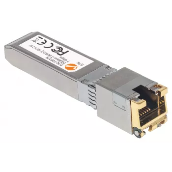 Intellinet siųstuvo-imtuvo modulis, 10 Gigabit Copper SFP+, 10GBase-T (RJ45) prievadas, 30 m, iki 10 Gbps duomenų perdavimo sparta naudojant Cat6a kabelius, Ethernet, šviesolaidis, atitinka MSA, atitikmuo Cisco MA-SFP-10G-T, trejų metų garantija