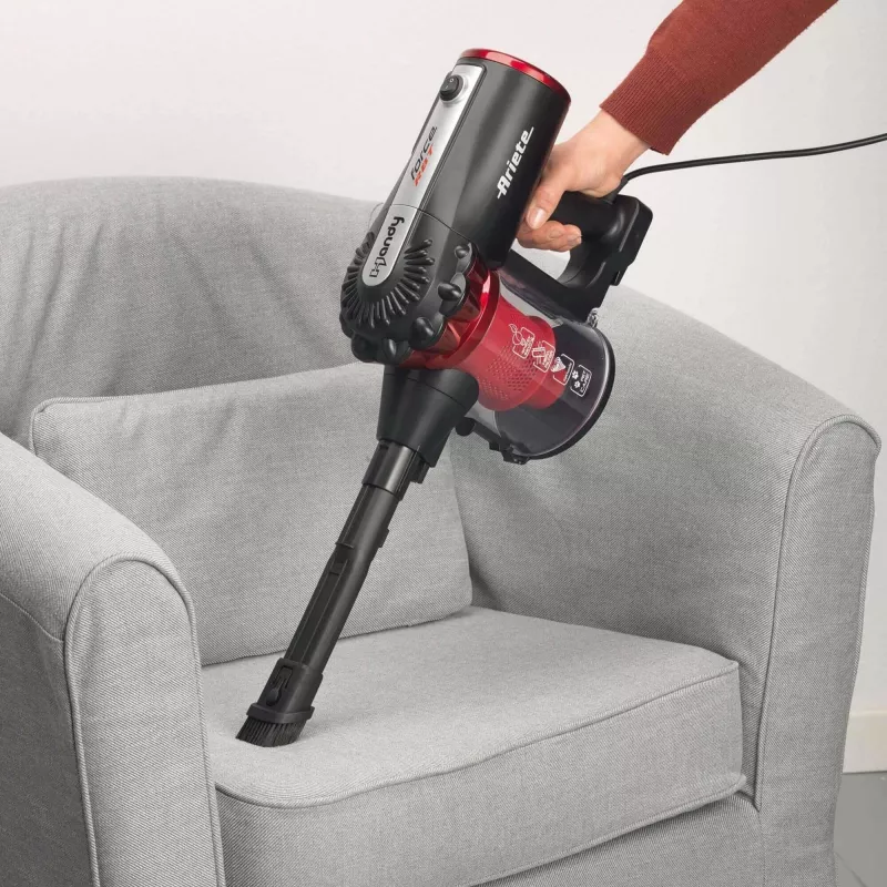 Ariete 2759/11 2-in-1 stick vacuum AC Dry HEPA Bagless 600 W Juoda, Red