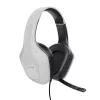 Trust GXT 415PS ZIROX ausinės su laidu, ant galvos dedamas lankelis, žaidimams, juodos, baltos