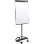 Mobilus flipchartas su apvaliu pagrindu Legamaster SKETCH EASY — plienas, 5 ratukai, 720×600 mm