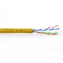 komutacinis kabelis ACT CAT6A U/UTP PVC 305m Geltonas
