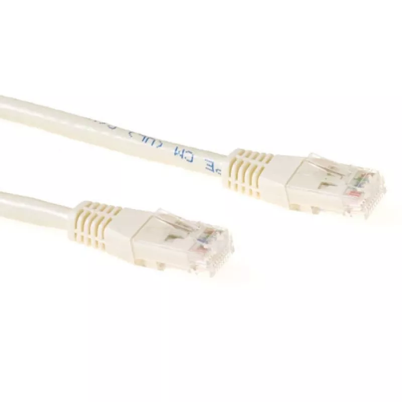 ACT 30 m ilgio U/UTP CAT6 movos laidas su RJ45 jungtimis, dramblio kaulo spalvos