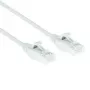 ACT baltas 3 metrų LSZH U/UTP CAT6 duomenų centro plonas komutacinis kabelis be užkabinimų su RJ45 jungtimis