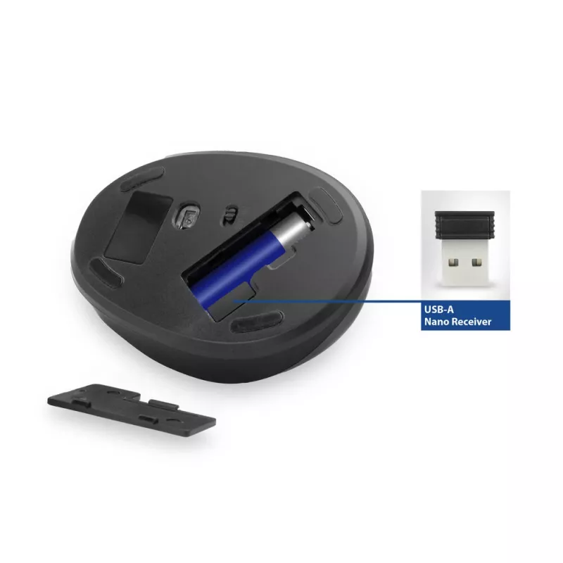 Pelė ACT Belaidė ergonominė pelė 1600 DPI RF Belaidė