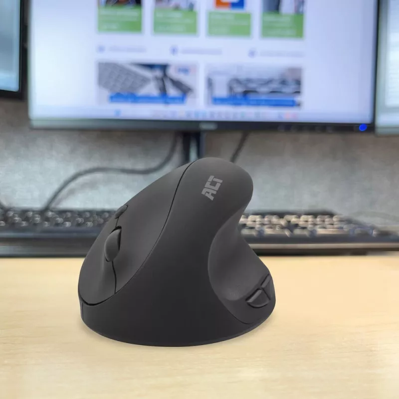 Pelė ACT Belaidė ergonominė pelė 1600 DPI RF Belaidė