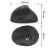Pelė ACT Belaidė ergonominė pelė 1600 DPI RF Belaidė