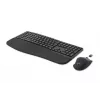 HP 680 Comfort dviejų režimų klaviatūros ir pelės rinkinys, pilno dydžio (100%), belaidė, RF belaidis ryšys + Bluetooth, QWERTY, juoda, pelė įtraukta