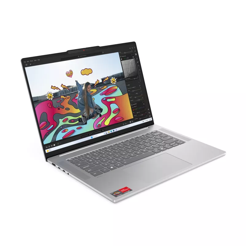Lenovo IdeaPad plonas 5 15ARP10 AMD Ryzen™ 7 7735HS nešiojamasis kompiuteris 38,4 cm (15,1 col.) WQXGA 16 GB LPDDR5x-SDRAM 512 GB SSD Wi-Fi 6 (802.11ax) Windows 11 Home German Pilka