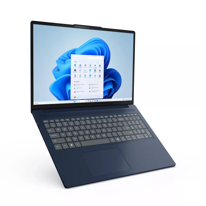 Lenovo IdeaPad plonas 3 16IRH10 Intel® Core™ i5 i5-13420H nešiojamasis kompiuteris 40,6 cm (16 colių) WUXGA 16 GB DDR5-SDRAM 1 TB SSD Wi-Fi 7 (802.11be) vokiška klaviatūra Mėlyna