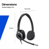 Laidinės stereofoninės USB ausinės HP Poly Mission 625 — ant ausų dedamos, 147 g, USB jungtis (birios)