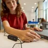 Laidinės stereofoninės USB ausinės HP Poly Mission 625 — ant ausų dedamos, 147 g, USB jungtis (birios)