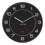 Sieninis / stalinis laikrodis Unilux 400094568 — kvarcinis, apvalus, juodas, 57,5 cm skersmuo, baterija (AA)