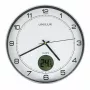 Sieninis / Stalinis laikrodis Unilux 400094592 — Kvarciniais laikrodžiais, Apvalus Metalinis Sidabrinis, Ø 30 cm, Baterija AA/AAA