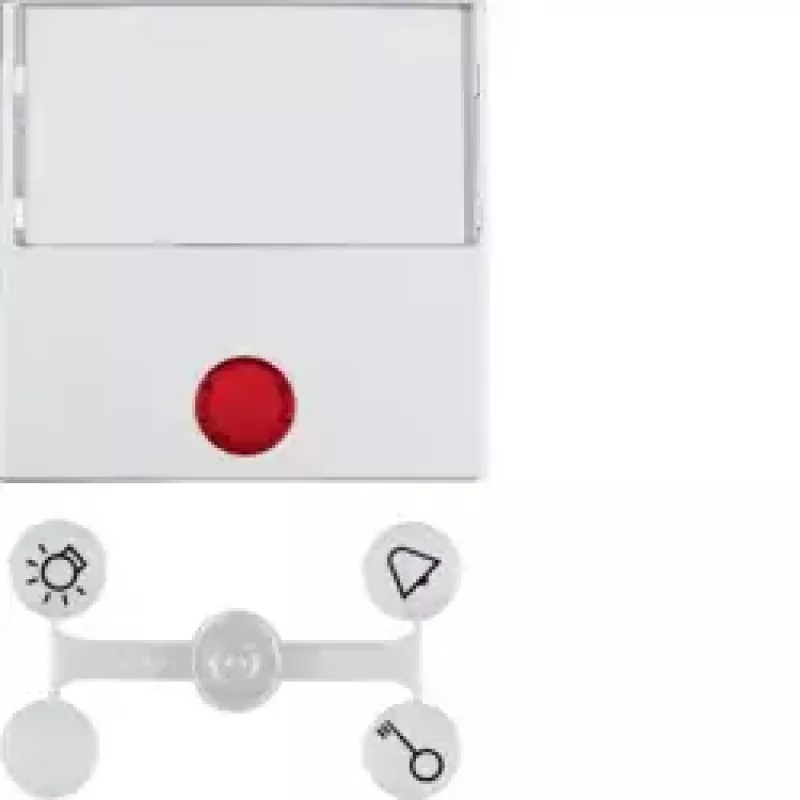 Elektros jungiklio priedas berker 16968989 — baltas, montavimo priedas elektros jungikliams
