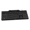 Laidinė Cherry CHERRY KC 1000 SC pilno dydžio USB klaviatūra, QWERTY, 109 klavišai, 1,8 m laidas, juoda