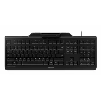 Laidinė Cherry CHERRY KC 1000 SC pilno dydžio USB klaviatūra, QWERTY, 109 klavišai, 1,8 m laidas, juoda