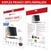 Displex PRIVACY SAFE nuimamas dvipusis privatumo filtras nešiojamiesiems kompiuteriams (berėmis) 14 inch (16:10)